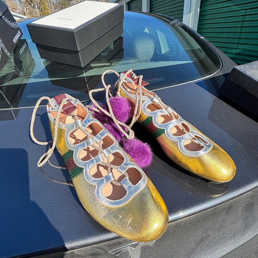 Gucci Opera Ballet Sneaker - Size 39.5 - w Box and Dustbag